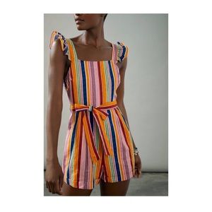 FARM RIO Striped Romper